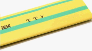 Трубка термоусад. ТТУ 14/7 желто-зел. 100м/рол ИЭК