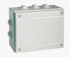 Коробка ответвит. с 10 кабельными вводами д.40мм, IP55, 300х220х120мм