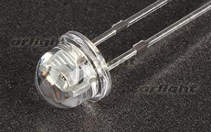 Светодиод ARL-5053UBC-800mcd (Arlight, 4,8mm (круглый; CAP))