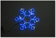 LED-XM(FR)-2D-CK022-24'-B-F(W) Синяя Снежинка 60.5х52см с белыми Flash LED