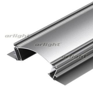 Профиль с экраном ALM-ARC-DOUBLE-2000 ANOD+FROST (Arlight, Алюминий)