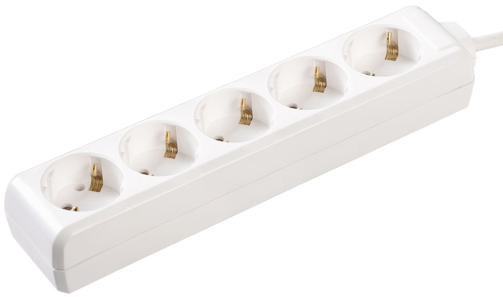 Удлинитель У05 5 мест 2Р+PЕ/5метров 3х1мм2 16А/250 IEK