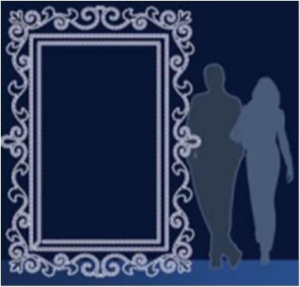 Фото-зона <Багет> Прямоугольник ФЗ-1 (2400*1800)