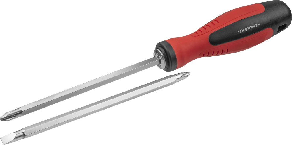 Отвёртка ОНЛАЙТ 82 995 OHT-Ot02-DS-PH2-SL6-120 (двухсторонняя)