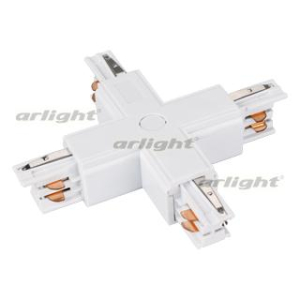 Коннектор крестовой LGD-4TR-CON-X-WH (C) (Arlight, IP20 Пластик, 3 года)
