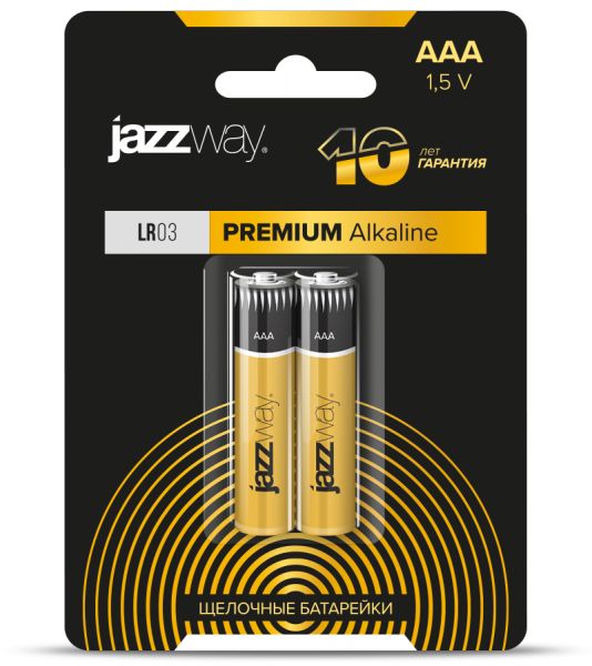 LR03         JAZZway PREMIUM Alkaline BL-2