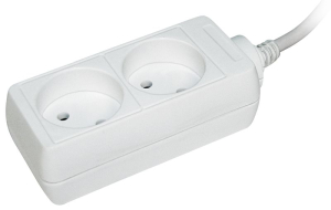 Удлинитель У2 2 места 2Р/1,5 метра 2х0,75мм2 10А/250В IEK