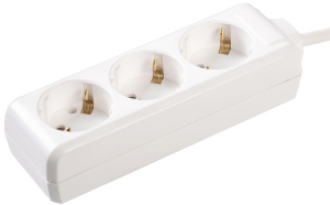 Удлинитель У03 3 места 2Р+PЕ/1,5метра 3х1мм2 16А/250В IEK