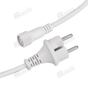 Шнур питания ARD-CLASSIC-ICEFALL-1.5M White (230V) (Ardecoled, Закрытый)