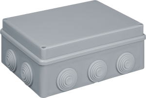 Коробка Navigator 93 409 NSS-DB-190-140-70-10-GR распаячная открытого монтажа