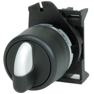 Головка переключателя на 3 положения с фиксацией  стандартная ручка, черная