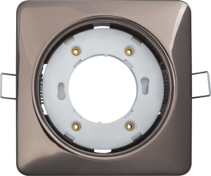 Светильник Navigator 93 023 NGX-S2-005-GX53 (Квадрат черный хром)