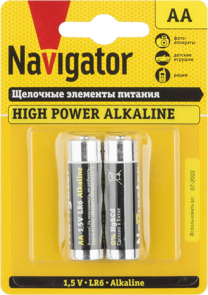 Элемент питания Navigator 94 752 NBT-NE-LR6-BP2