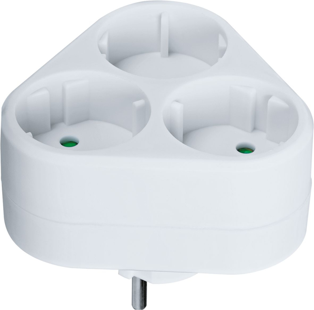 Разветвитель Navigator 94 694 NAD-S-3X-WH 3 гн. (треугольник) б/з