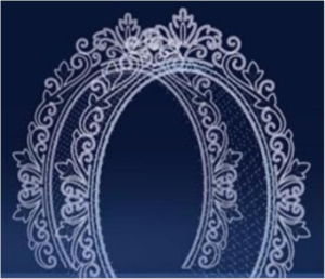 Фото-зона <Багет> Комбинация ФЗ-ОО-223 -2  (3030*2700) глубина - по запросу