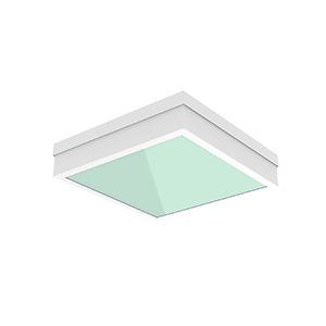 Светодиодный светильник VARTON C490/UGL медицинский 25 Вт CRI90 4000 K встраиваемый/накладной 295х295х70 мм рассеиватель закаленное стекло IP54