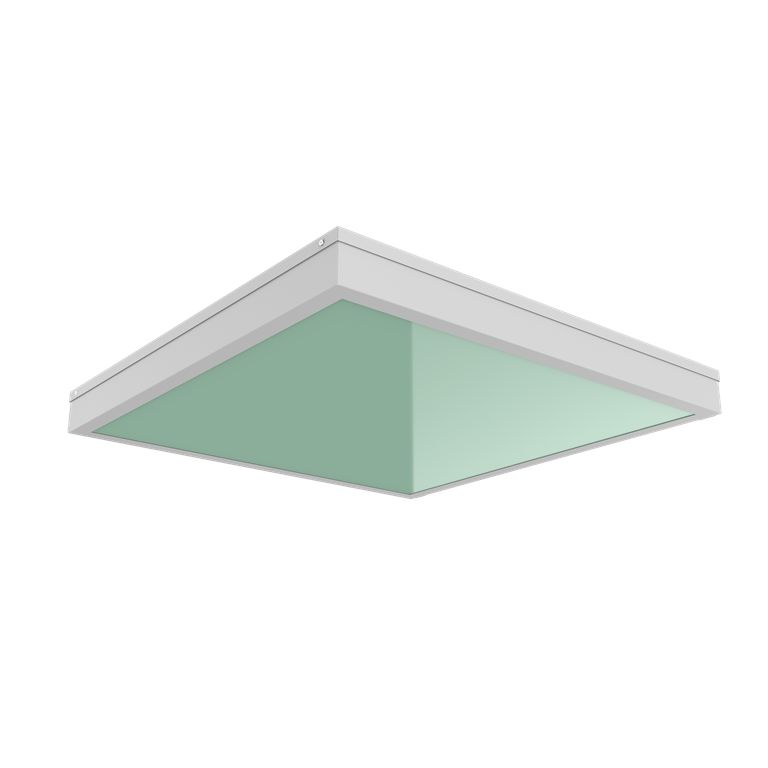 Светодиодный светильник VARTON C070/UGL медицинский 45 Вт CRI90 4000 K встраиваемый/накладной 595х595х68 мм с защитным силикатным стеклом класс защиты IP54