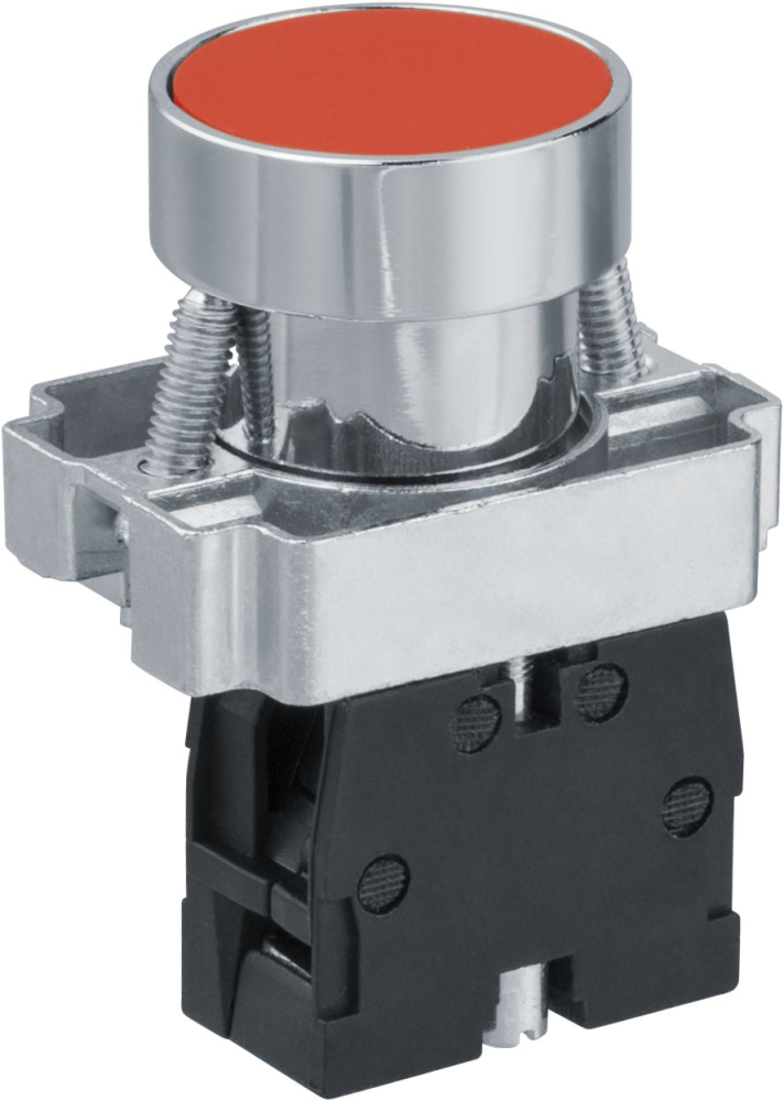 Кнопка Navigator 82 819 NBI-B-08-R красная d22мм NC