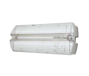 Светильник ЛБО73-8-743 Helios IP42, 356х79х136, корпус ПК, расс. прозр. из ПК, ЛЛ Т5, БАП 3 ч., постоянный