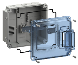 Корпус пластиковый ЩУРн-П 1/3 IP55 PC IEK Корпус пластиковый ЩУРн-П 1/3 IP55 PC IEK