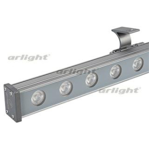 Светодиодный прожектор AR-LINE-1000M-24W-24V RGB (Grey, 30 deg, DMX512) (Arlight, Закрытый)