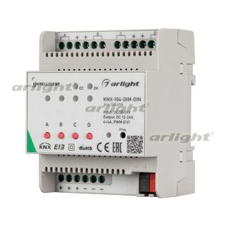 INTELLIGENT ARLIGHT Диммер KNX-104-DIM-DIN (12-24V, 4x4A) (IARL, IP20 Пластик, 2 года)