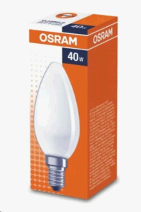 Лампа свеч. CLAS B FR 40W 230V E27 10X10X1