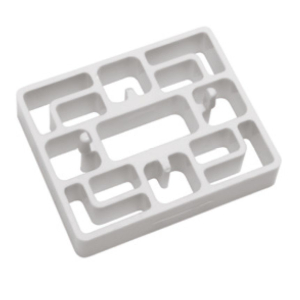 Проставка F, комплект, 2 шт Проставка, ПК, для установки на поверхность из нормально воспламеняемых материалов, для ДПО12, ЛПО46 Luxe