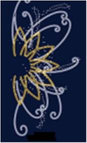 Консоль <Флора> Хризантема К-1 (2710*1340)