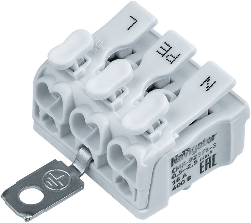 Клеммы монтажные Navigator 61 692 NTC-CMK-923PLG-3-50 (50 шт/упак)