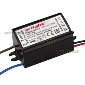 Блок питания ARPV-LV12005 (12V, 0.4A, 5W) (Arlight, IP67 Пластик, 2 года)