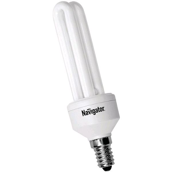 Лампа люминесцентная NCL-2U-11-860-E14 11W  6400К 8000h 2 U-образн трубки