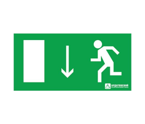 Светильник ЭЗ "Указатель двери эвакуационного выхода (левосторонний)" (330х120)