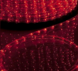 Дюралайт светодиодный круглый LED-RL-MT2B-2W-240V розовый, d11mm, 30LED, кратность резки 2м