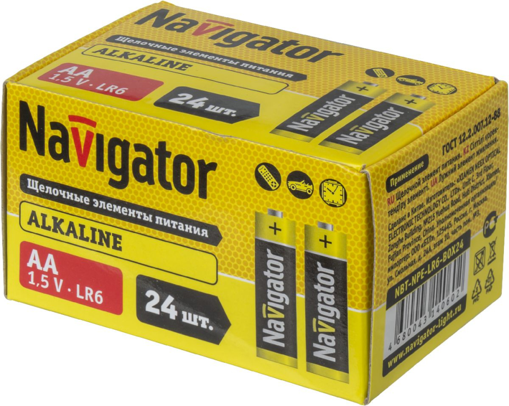 Элемент питания Navigator 14 060 NBT-NPE-LR6-BOX24