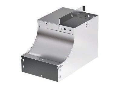 Угол  вертикальный внутренний, переходник CSSD 90 осн. 80 H80 в комплекте с крепежными элементами и соединительными пластинами, необходимыми для монтажа