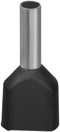 Наконечник Navigator 61 040 NET-E2-1.5-8-B50 НШВИ2, черн.2 провода (50шт/упак)