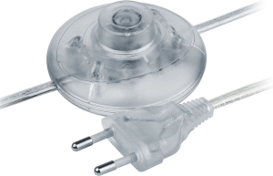 Шнур Navigator 61 719 NPS-FS01-170-2x0.5-TR 1.7м с выкл. прозрачный