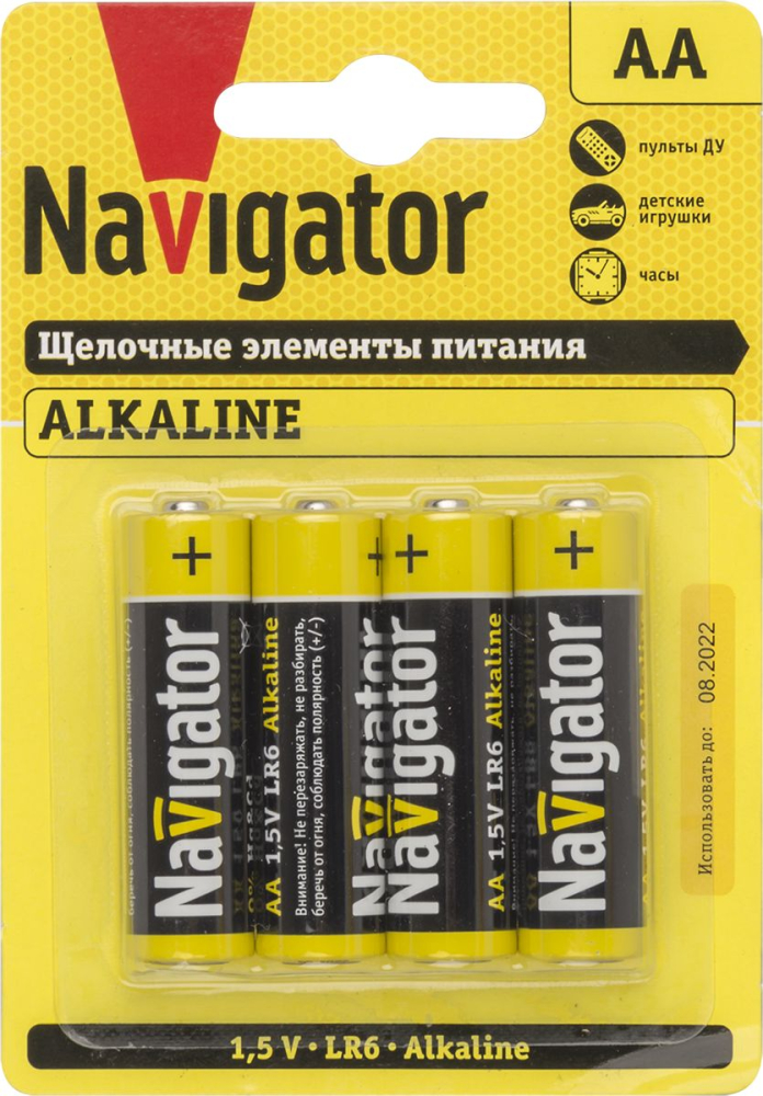 Элемент питания Navigator 61 463 NBT-NPE-LR6-BP4