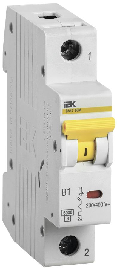 Выкл. авт. ВА47-60M 1Р 50А 6кА D IEK