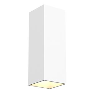 Светодиодный светильник VARTON WL-Cube настенный10 Вт 4000 K 80х80х230 мм угол 60° IP54 RAL9010 белый муар