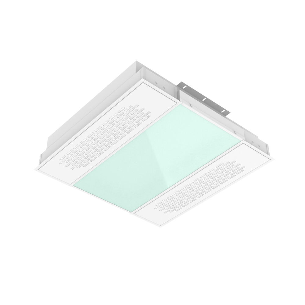 Светодиодный светильник VARTON с UV-блоком встраиваемый 30 Вт 595х595х126 мм 3000 K IP54 с защитным силикатным стеклом global white bioguard матовый аварийный автономный постоянного действия