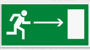 Пиктограмма ПЭУ-002  "Выход направо"