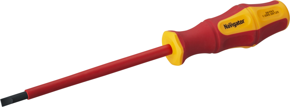 Отвёртка Navigator 93 429 NHT-Otd03-SL5.5-125 (диэлектрическая)
