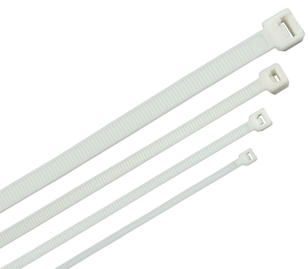 ITK Хомут-стяжка для кабеля 2,5х200мм нейлон белый (100шт)