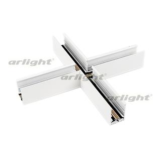 Коннектор крестовой MAG-CON-4563-X90 (WH) (Arlight, IP20 Металл, 5 лет)
