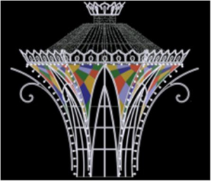 Инсталляция <отсутствие серии> Сказочный лес Фонарь (4480*4800)