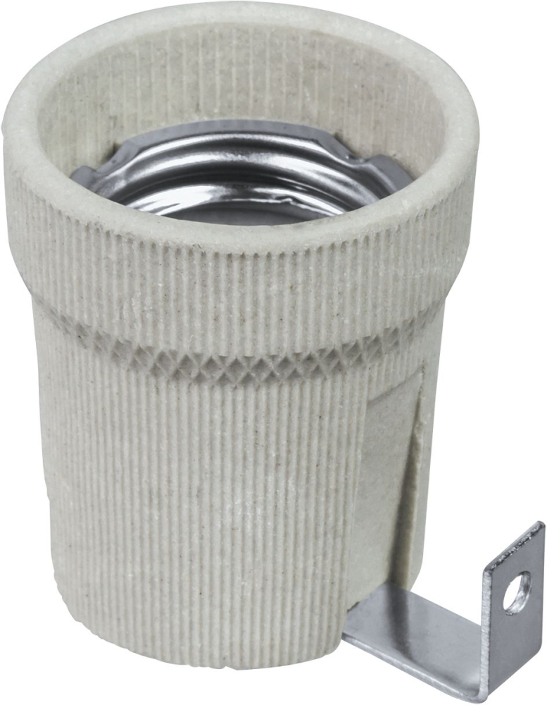 Патрон электрический Navigator 71 619 NLH-CL-H-E27 керамический с держателем Е27