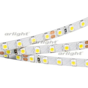 Светодиодная лента RT 2-5000 24V Cool 15K 5mm 2x (3528, 600 LED, LUX) (Arlight, 9.6 Вт/м, IP20)