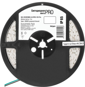 СД Лента Navigator 71 702 NLS-3528CW60-4.8-IP65-12V-Pro R5